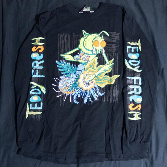 Teddy fresh x Rick and Morty black long sleeve - Picture 1 of 6